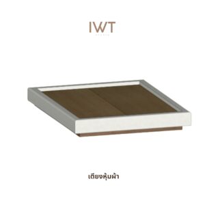 เตียงหุ้มผ้า ฐานเตียงปิดไม้จริงผ่าบาง 3 mm เตียง H27