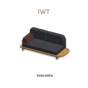 YUZU SOFA  เบาะสองชั้น ที่นั่งและพิงหลังถอดได้